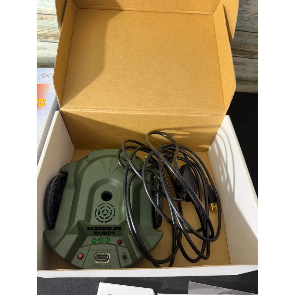 Parallax Scribbler Robot‎ S1 Programmable Green Excellent STEM Coding Kit 28136